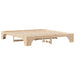 Cadru de pat natural 180 x 200 cm Lemn de pin masiv - WALTI WALTI