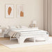 Cadru de pat Alb 150 x 200 cm Lemn de pin masiv - WALTI WALTI
