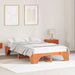 Cadru de pat Maroniu cerat 135 x 190 cm Lemn de pin masiv - WALTI WALTI