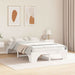 Cadru de pat Alb 120 x 190 cm Lemn de pin masiv - WALTI WALTI