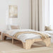 Cadru de pat natural 100 x 200 cm Lemn de pin masiv - WALTI WALTI