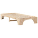 Cadru de pat natural 100 x 200 cm Lemn de pin masiv - WALTI WALTI