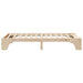 Cadru de pat natural 100 x 200 cm Lemn de pin masiv - WALTI WALTI