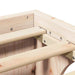 Cadru de pat natural 90 x 200 cm Lemn de pin masiv - WALTI WALTI