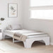 Cadru de pat Alb 75 x 190 cm Lemn de pin masiv - WALTI WALTI