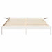 Cadru de pat Alb 200 x 200 cm Lemn de pin masiv - WALTI WALTI
