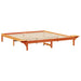 Cadru de pat Maroniu cerat 200 x 200 cm Lemn de pin masiv - WALTI WALTI