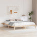 Cadru de pat natural 180 x 200 cm Lemn de pin masiv - WALTI WALTI