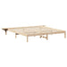 Cadru de pat natural 180 x 200 cm Lemn de pin masiv - WALTI WALTI