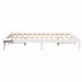 Cadru de pat Alb 160 x 200 cm Lemn de pin masiv - WALTI WALTI