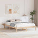 Cadru de pat natural 150 x 200 cm Lemn de pin masiv - WALTI WALTI