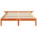 Cadru de pat Maroniu cerat 150 x 200 cm Lemn de pin masiv - WALTI WALTI