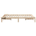 Cadru de pat natural 120 x 200 cm Lemn de pin masiv - WALTI WALTI
