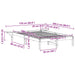 Cadru de pat natural 120 x 200 cm Lemn de pin masiv - WALTI WALTI