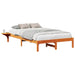 Cadru de pat Maroniu cerat 135 x 190 cm Lemn de pin masiv - WALTI WALTI