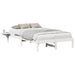 Cadru de pat Alb 120 x 190 cm Lemn de pin masiv - WALTI WALTI
