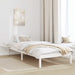 Cadru de pat Alb 100 x 200 cm Lemn de pin masiv - WALTI WALTI