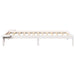 Cadru de pat Alb 100 x 200 cm Lemn de pin masiv - WALTI WALTI