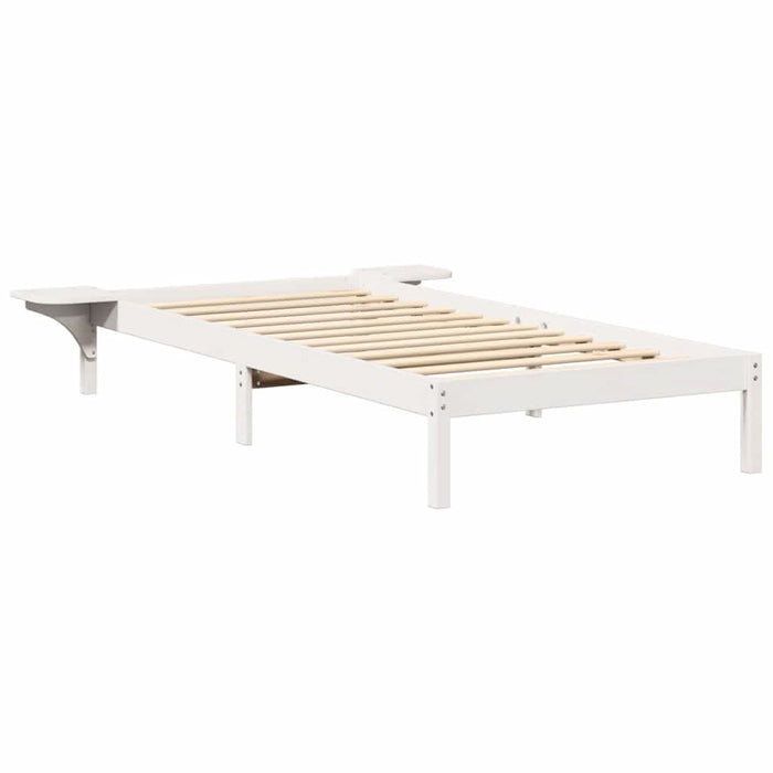 Cadru de pat Alb 90 x 200 cm Lemn de pin masiv - WALTI WALTI