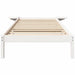 Cadru de pat Alb 90 x 200 cm Lemn de pin masiv - WALTI WALTI