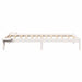 Cadru de pat Alb 90 x 200 cm Lemn de pin masiv - WALTI WALTI