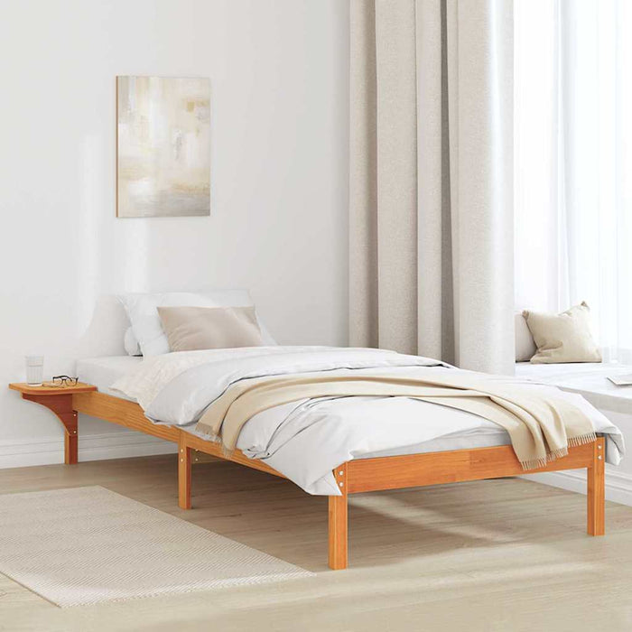 Cadru de pat Maroniu cerat 90 x 200 cm Lemn de pin masiv - WALTI WALTI
