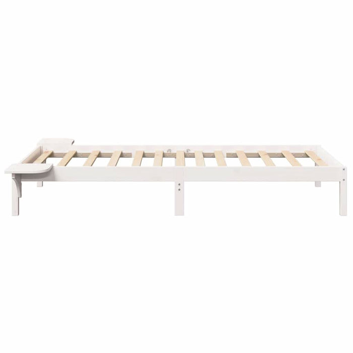 Cadru de pat Alb 90 x 190 cm Lemn de pin masiv - WALTI WALTI
