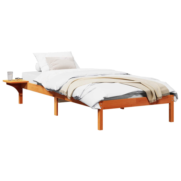 Cadru de pat Maroniu cerat 90 x 190 cm Lemn de pin masiv - WALTI WALTI
