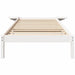 Cadru de pat Alb 75 x 190 cm Lemn de pin masiv - WALTI WALTI