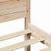 Cadru de pat natural 200 x 200 cm Lemn de pin masiv - WALTI WALTI