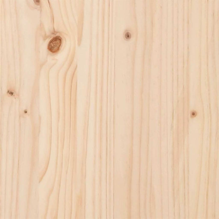 Cadru de pat natural 200 x 200 cm Lemn de pin masiv - WALTI WALTI