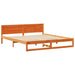 Cadru de pat Maroniu cerat 200 x 200 cm Lemn de pin masiv - WALTI WALTI