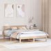 Cadru de pat natural 160 x 200 cm Lemn de pin masiv - WALTI WALTI
