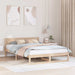 Cadru de pat natural 150 x 200 cm Lemn de pin masiv - WALTI WALTI
