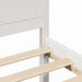 Cadru de pat cu headboard Alb 140 x 200 cm Lemn de pin masiv - WALTI WALTI