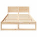 Cadru de pat natural 120 x 200 cm Lemn de pin masiv - WALTI WALTI