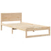 Cadru de pat natural 100 x 200 cm Lemn de pin masiv - WALTI WALTI