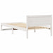 Cadru de pat cu headboard Alb 80 x 200 cm Lemn de pin masiv - WALTI WALTI