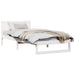 Cadru de pat cu headboard Alb 90 x 190 cm Lemn de pin masiv - WALTI WALTI