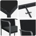 Set de masă pentru grădină 7 pcs Negru și Gri Ratan PE - WALTI WALTI