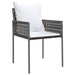 Set de masă pentru grădină 3 pcs Maro Rattan poli - WALTI WALTI