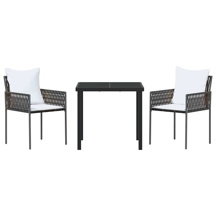 Set de masă pentru grădină 3 pcs Maro Rattan poli - WALTI WALTI