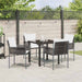 Set de masă pentru grădină 5 pcs Maro Rattan poli - WALTI WALTI
