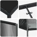 Set de masă pentru grădină 7 pcs Negru Ratan PE - WALTI WALTI