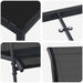 Set de masă pentru grădină 5 pcs Negru - WALTI WALTI