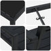 Set de masă pentru grădină 9 pcs Negru - WALTI WALTI