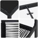 Set de masă pentru grădină 7 pcs Negru - WALTI WALTI