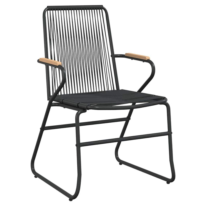 Set de masă pentru grădină 5 pcs Negru - WALTI WALTI