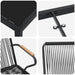 Set de masă pentru grădină 7 pcs Negru - WALTI WALTI