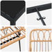 Set de masă pentru grădină 7 pcs Maro Oțel vopsit electrostatic - WALTI WALTI
